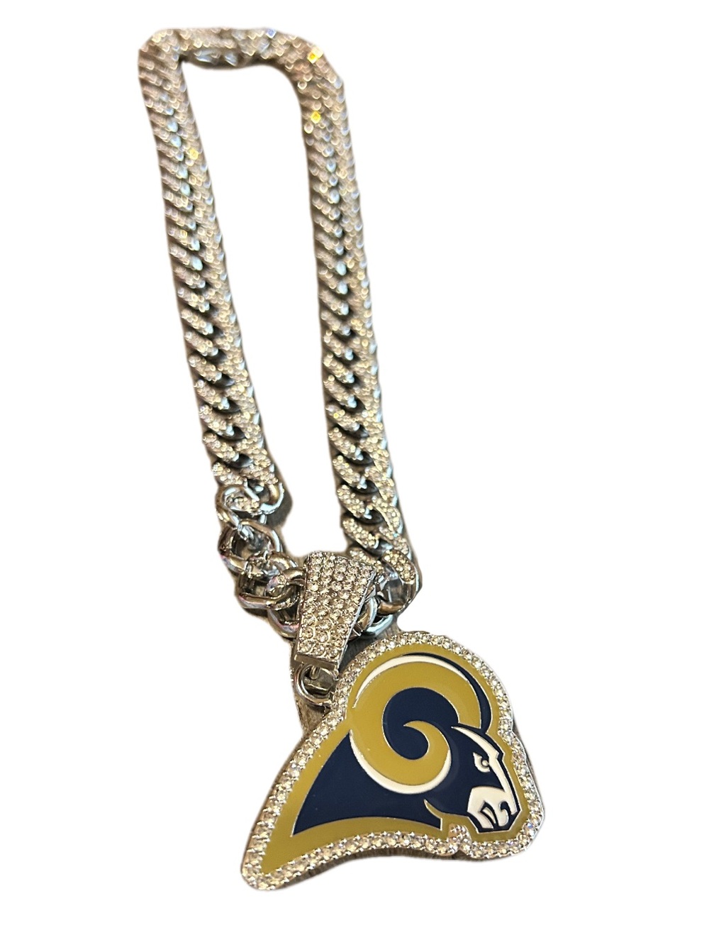 Los Angeles Rams NFL Cuban Chain Necklace